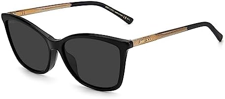Amazon.com: Jimmy Choo NADIA/S BLACK Size 56 Sunglasses Woman